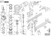 Bosch 3 601 D91 G00 Gtk 40 Pneumatic Nailgun / Eu Spare Parts